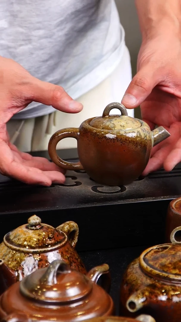 茶壶紫砂宜兴紫砂柴烧