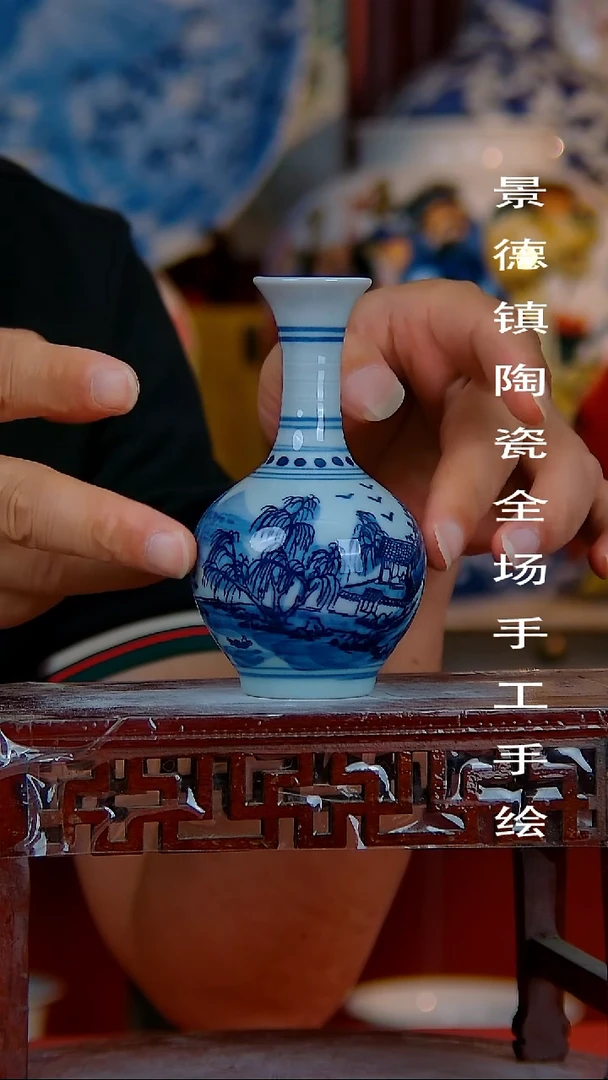 摆件景德镇陶瓷 全场手工手绘