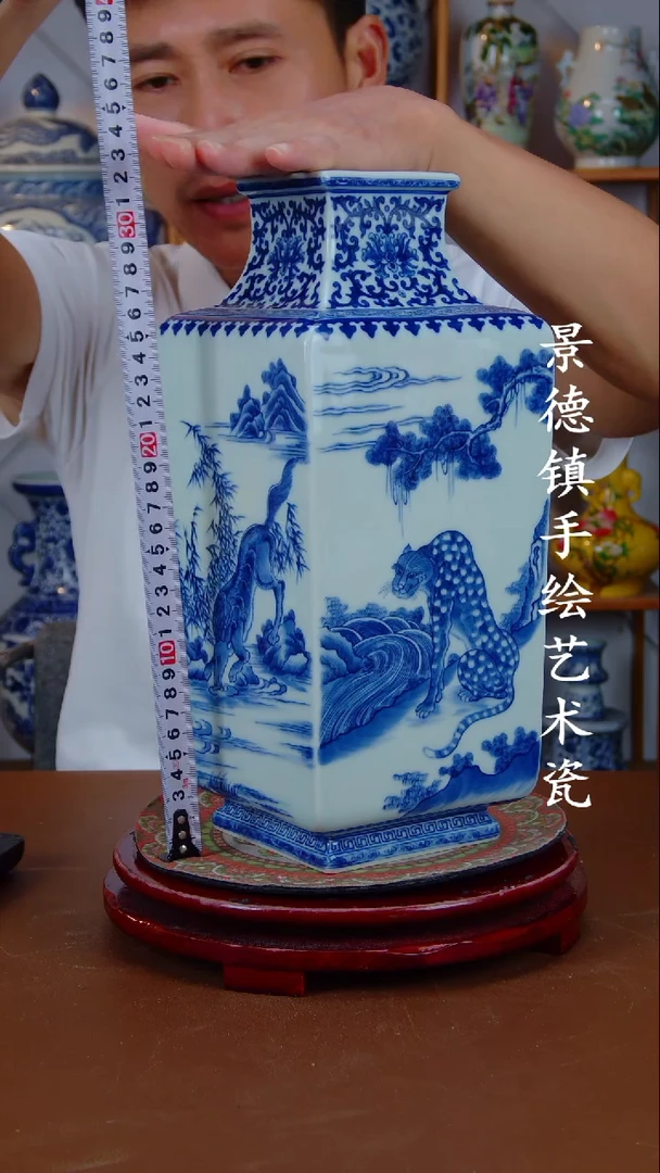 现代景德镇手工手绘陶瓷摆件69