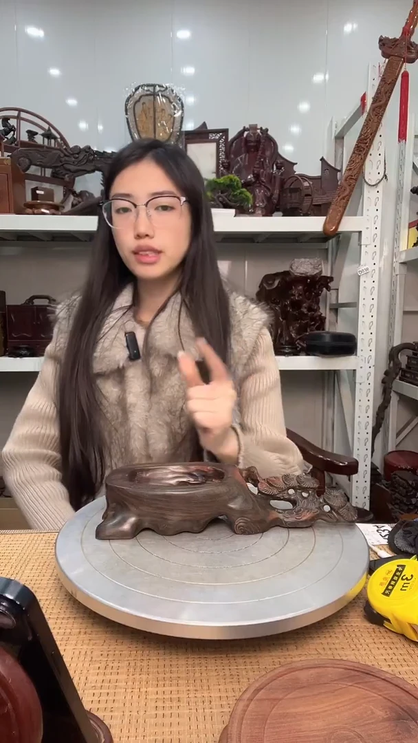 木老挝大红酸枝交趾黄檀免挖槽底座