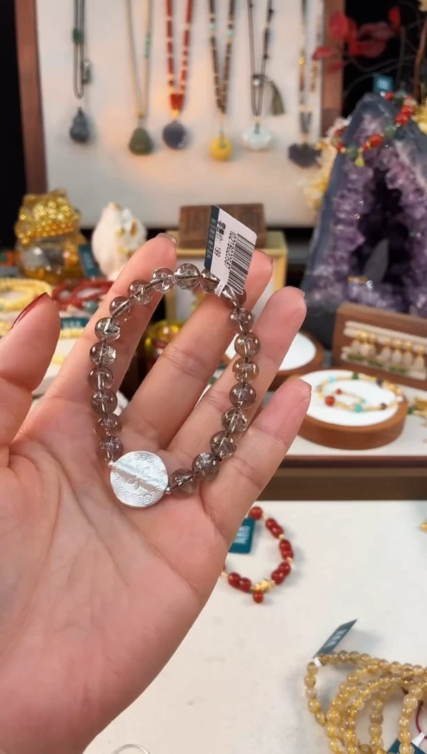 银S925镶嵌手链水晶@@I021B020587