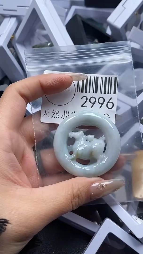 吊坠(不含链)未镶嵌翡翠2996