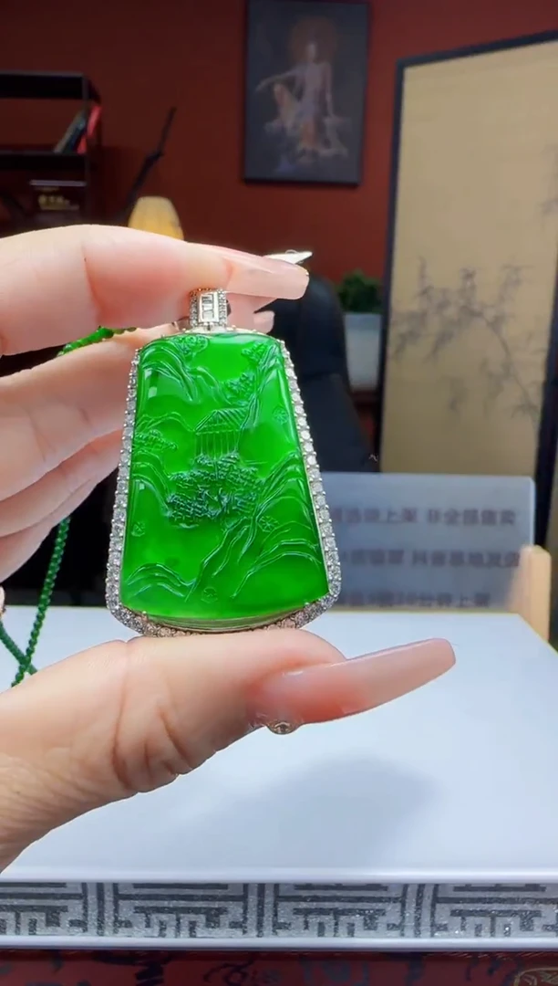 未镶嵌定制翡翠Q01678翡翠多样性发一