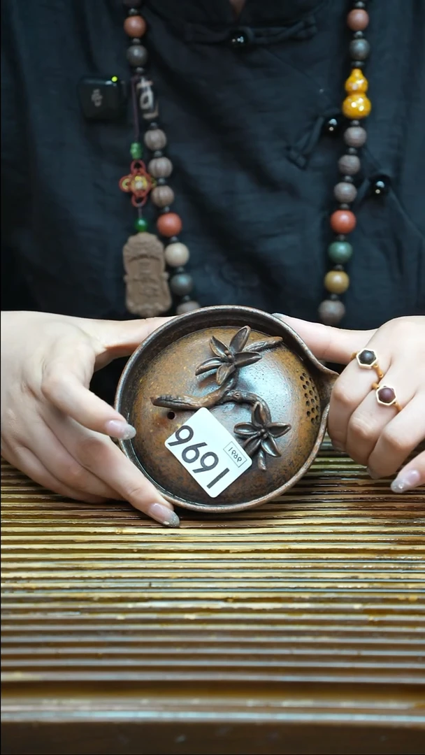 万古烧粗陶手工茶具