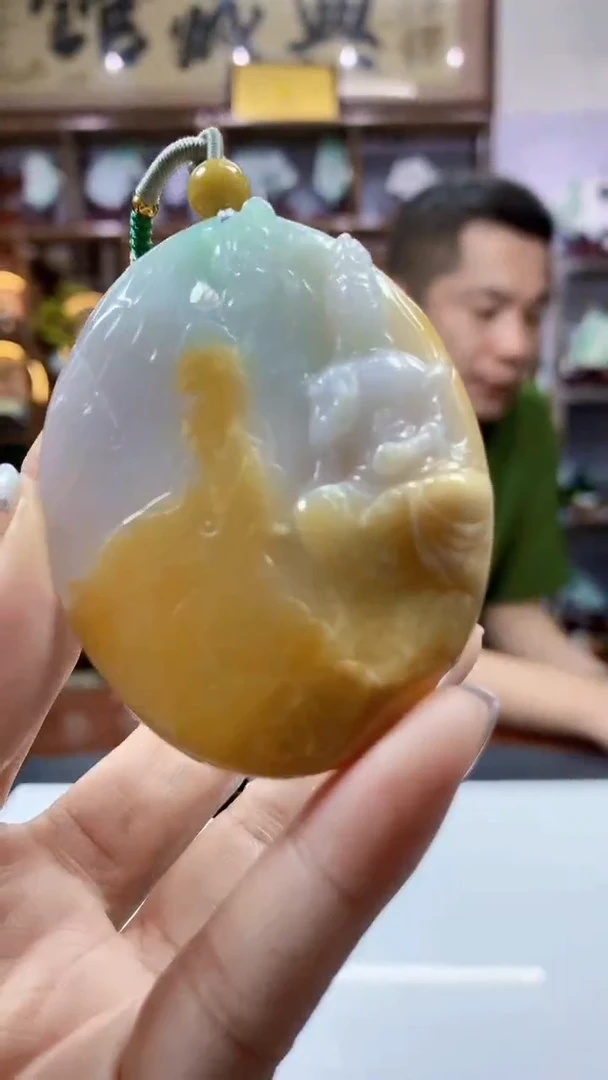 定制翡翠未镶嵌1024jj-毛货挂件26