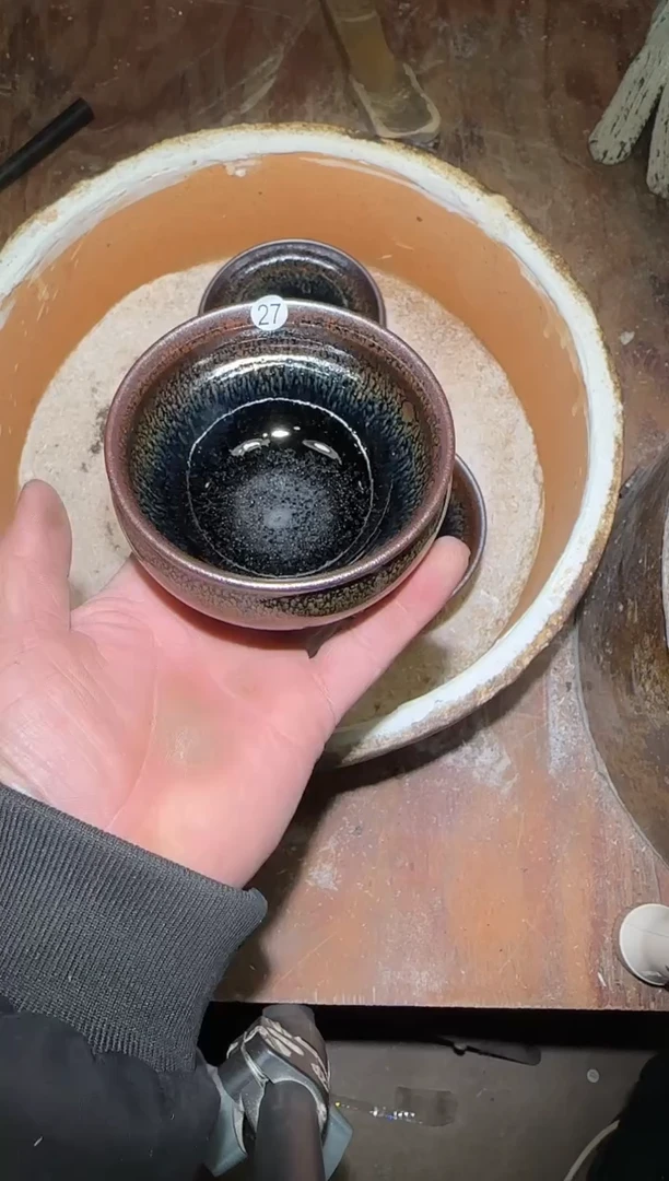 茶盏印春堂柴烧建盏