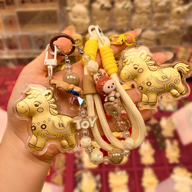 【水贝金店】疯狂动物城2小马 马上有钱钥匙扣 电动车钥匙扣卡通