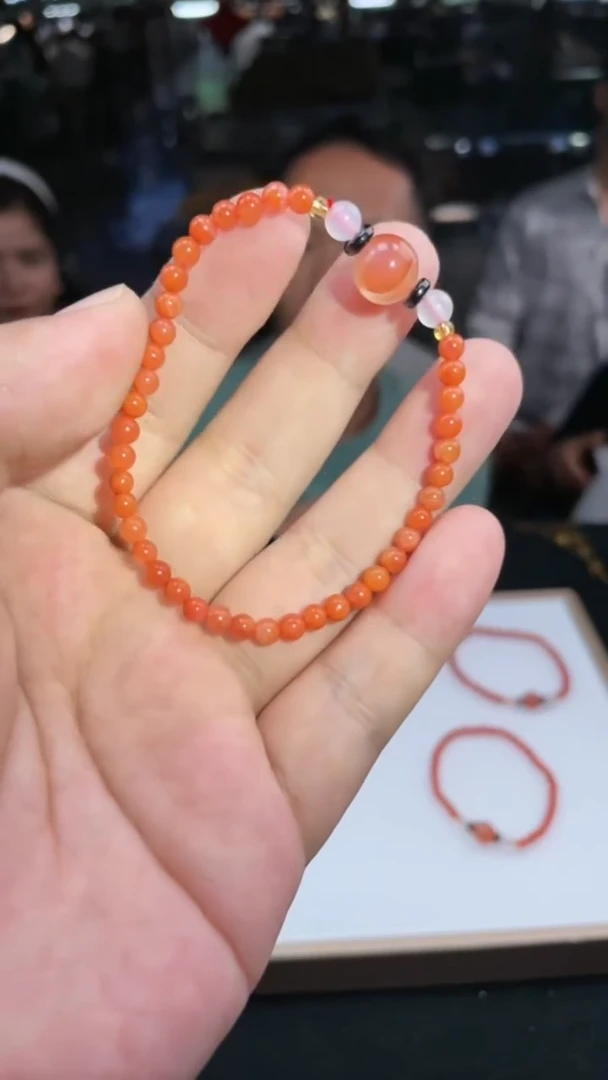 手串未镶嵌南红玛瑙保山南红-7.9-2598-2P33-多样性/发其一