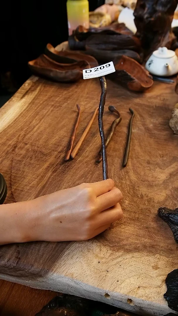 【闪购商品】硬木手作木作摆件茶拨