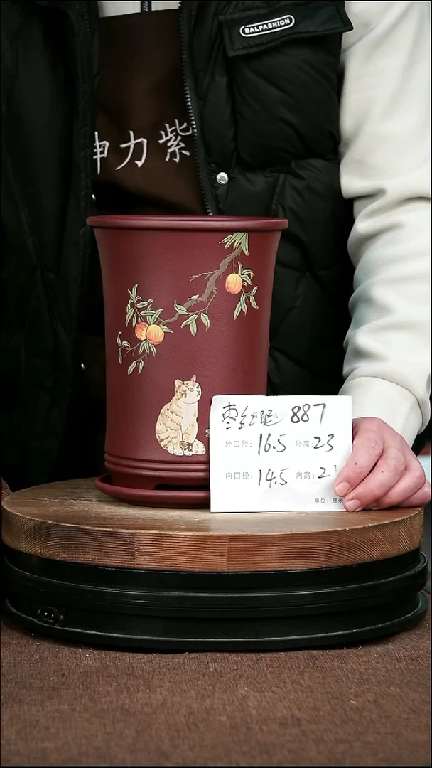 紫砂花盆花卉园艺887+Z