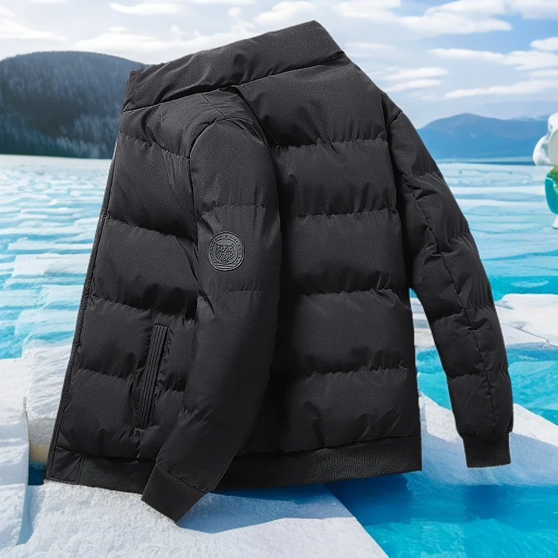 冬季棉服男士棉衣短款男款休闲加厚保暖棉袄潮流外套立领轻薄上衣