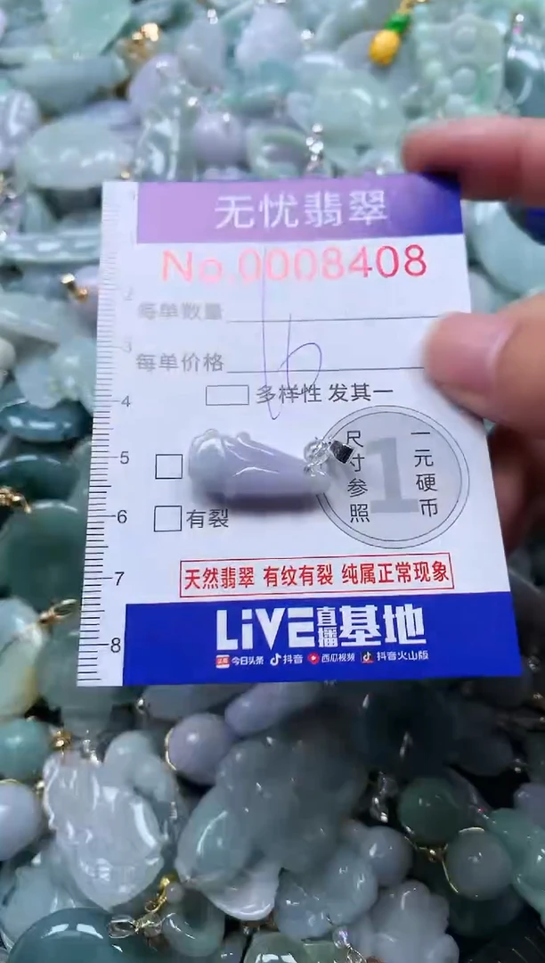 颈饰未镶嵌翡翠8408