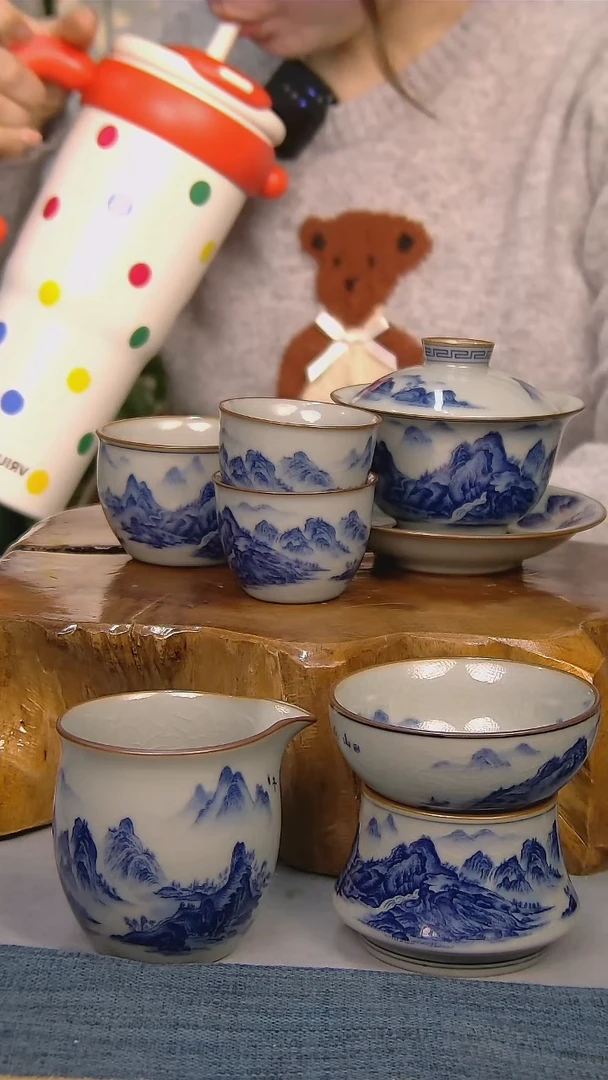 【闪购商品】简装家用款2件套 陶瓷家用茶具系列