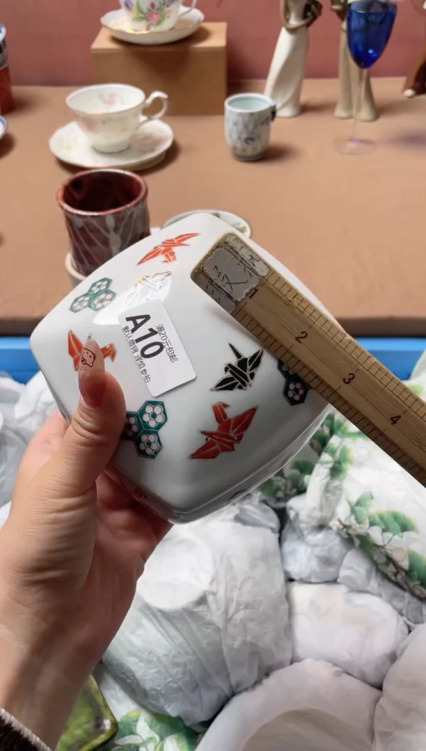 瓷片雨****花瓷器瓷器A10