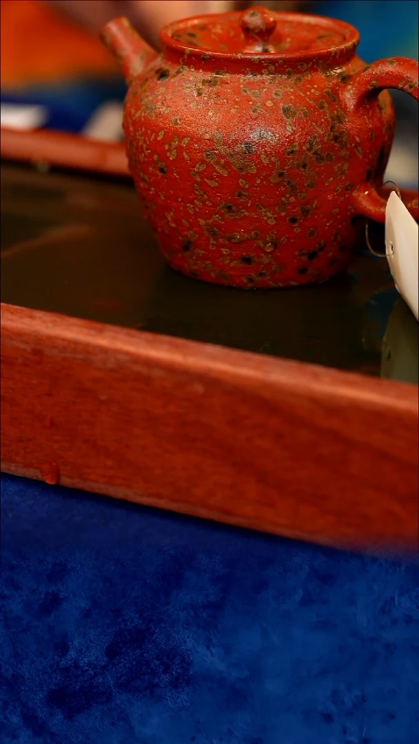 紫砂 宜兴紫砂 CJY 墨金烧 1 陶罐