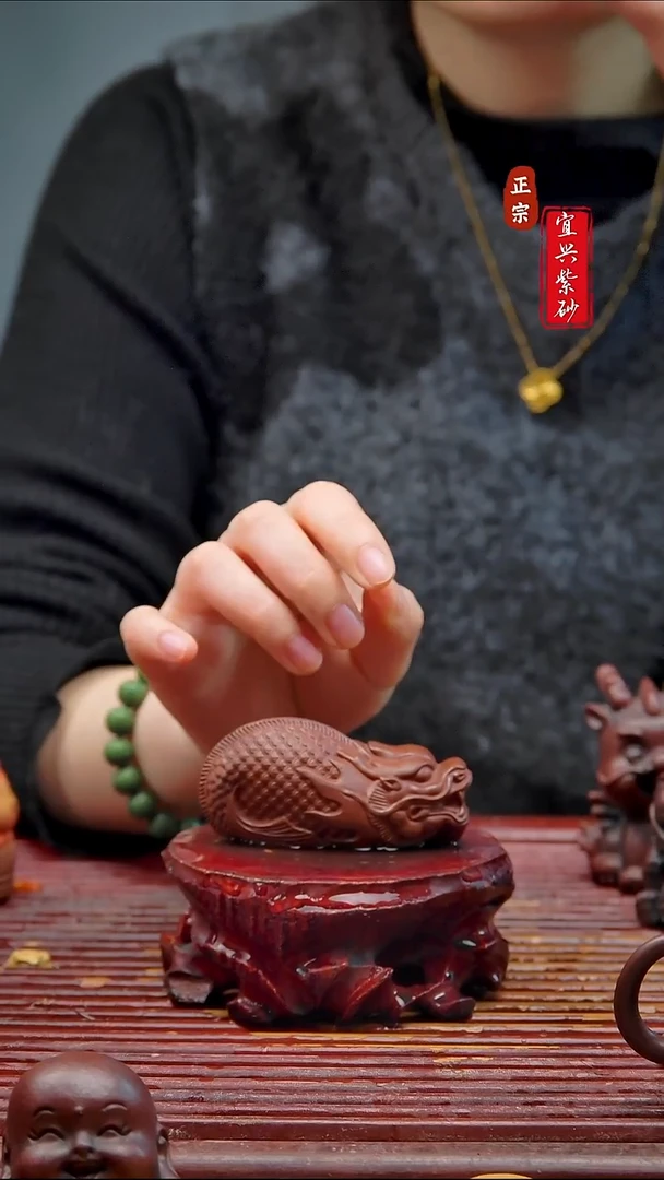 紫砂茶宠宜兴紫砂茶宠摆件