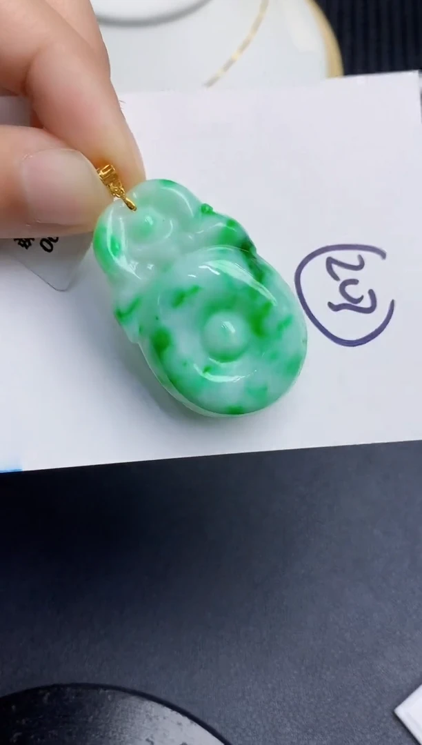 【闪购商品】翡翠颈饰18K金镶嵌000000000