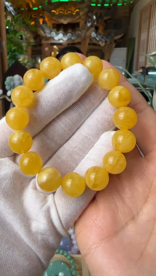 未镶嵌挂件翡翠手串