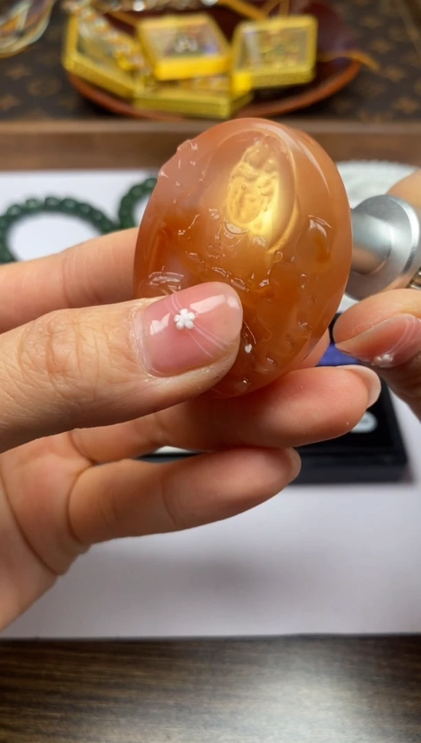 【闪购商品】南红玛瑙珠宝奇石合金南红