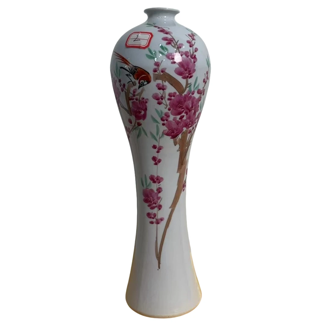 景德镇水点桃花美人瓶#2