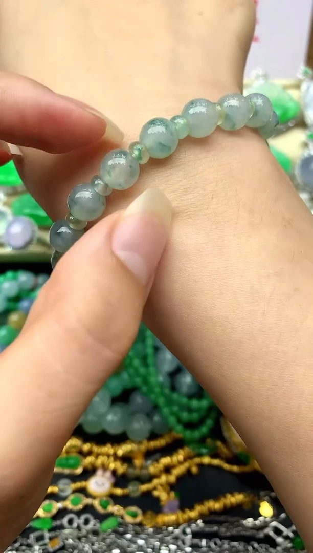 未镶嵌手串翡翠449-中国好珍宝