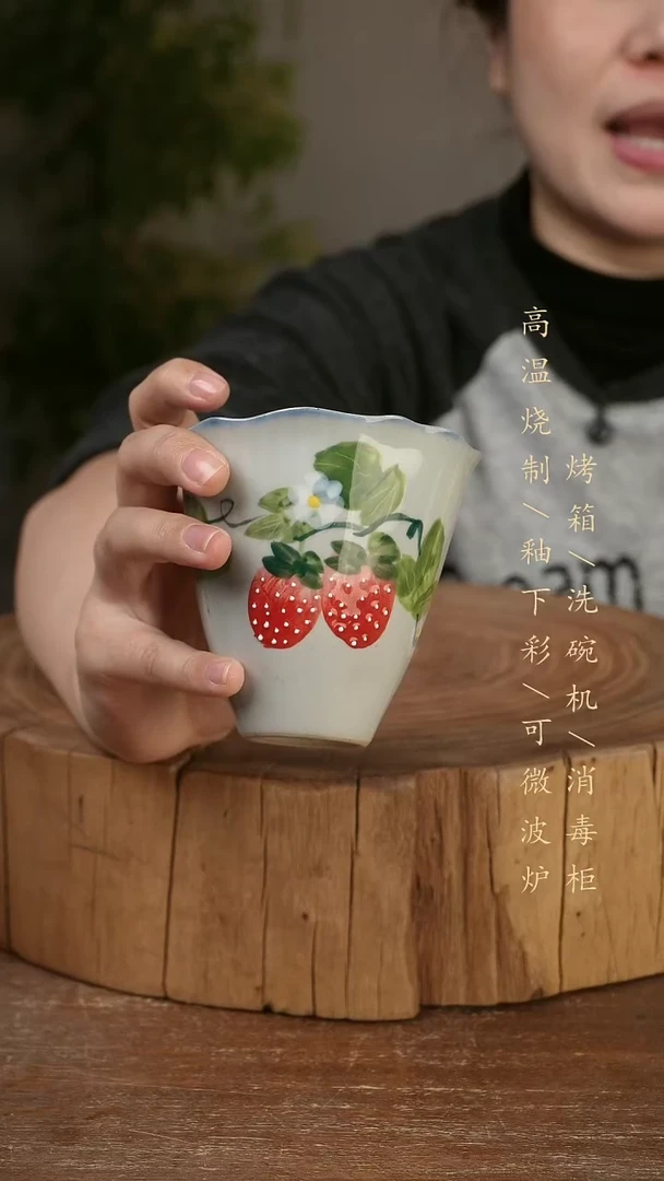 碗瓷景德镇手工手绘高温瓷釉下彩