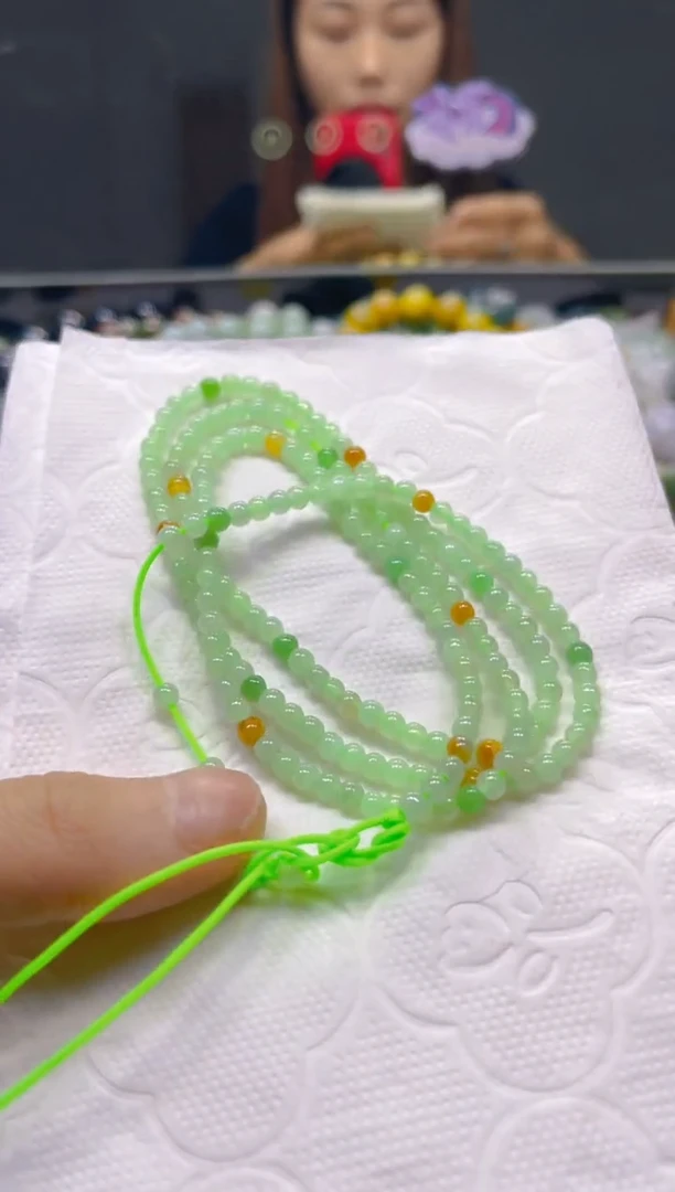 颈饰未镶嵌翡翠3MM