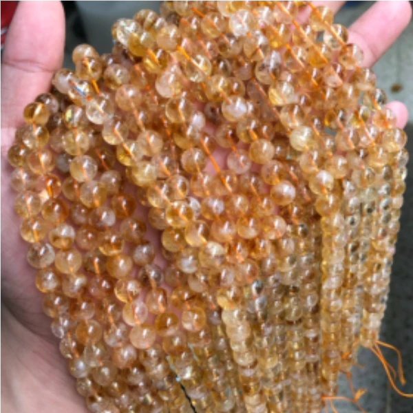 【破价浮力】天然黄塔晶散珠diy饰品配件半成品多样性发其一5