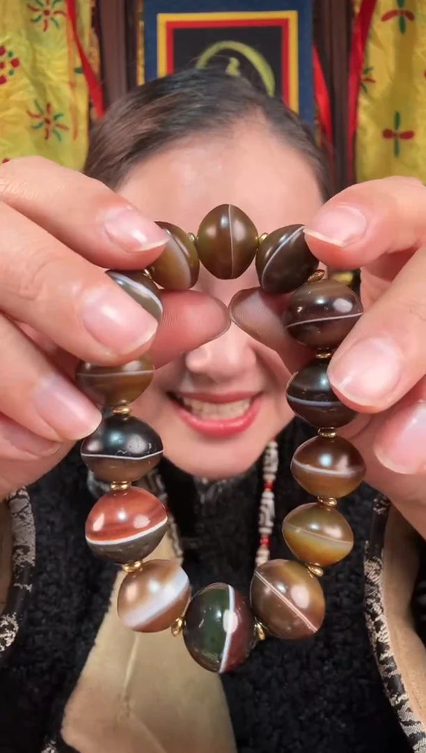 无非金属藏地1线古珠串串