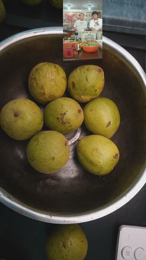 文玩核桃把件青皮苹果2个官帽5个（售出不退不换）