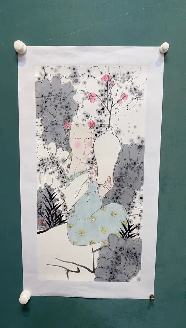 国画欧阳石坚国画作品福利