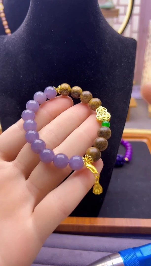 【闪购商品】和田玉颈饰14K金镶嵌S494