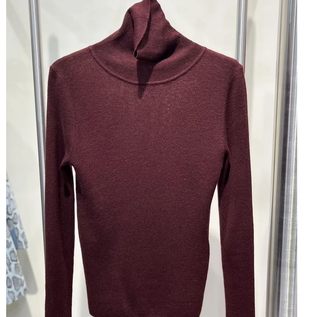 MUBINE 新款秋冬设计时尚高端高领针织打底衫 24259（特价）