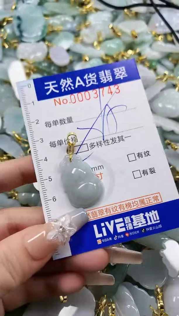 颈饰未镶嵌翡翠天然A货翡翠