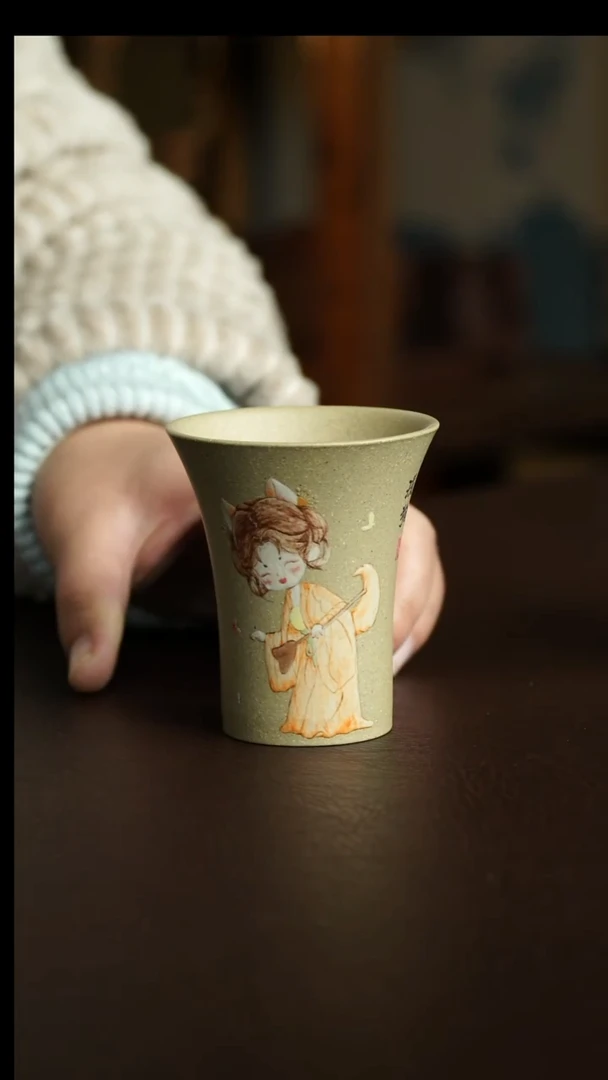 茶杯紫砂59号 生肖狗 宜兴紫砂原矿作品