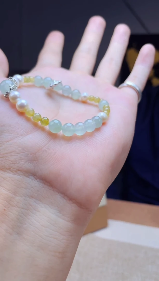 未镶嵌手串翡翠定制珠串