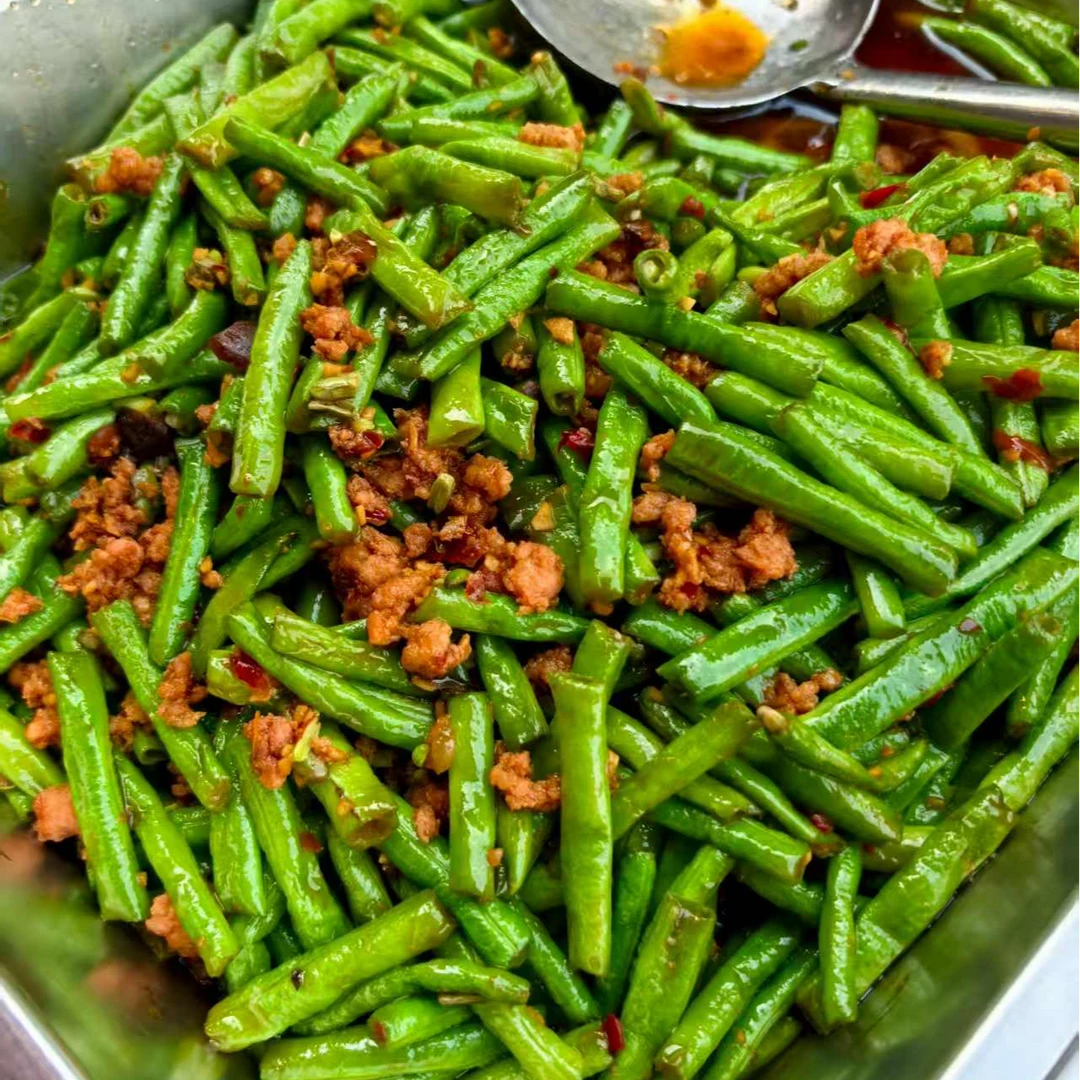 肉沫烧长豆（下午3点有）