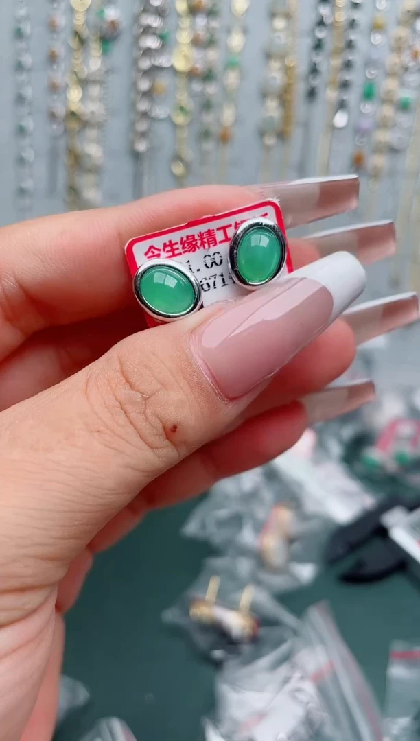 翡翠银S925镶嵌吊坠(不含链)阿*、