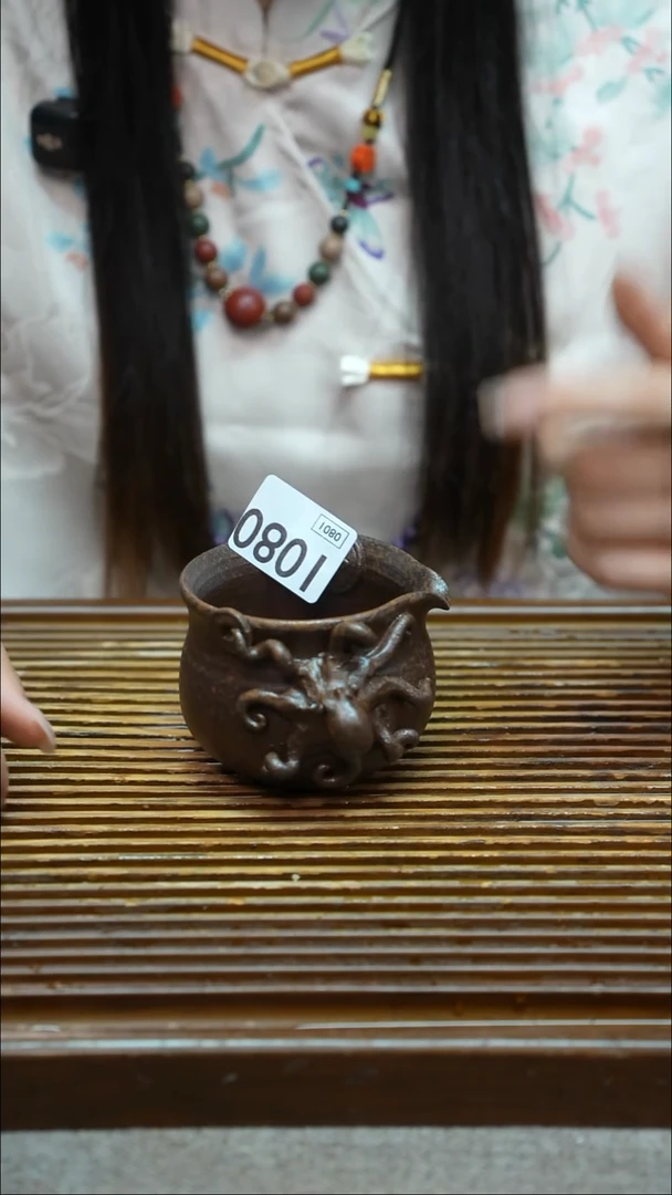 万古烧粗陶手工茶具