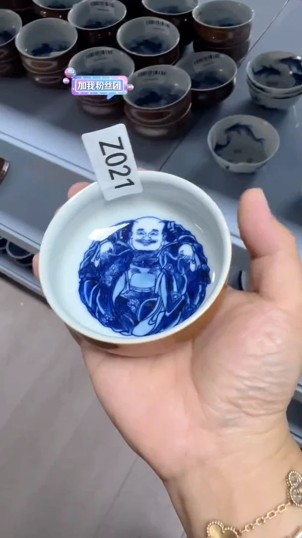 瓷片佐**人Z021家庭瓷器日用摆件