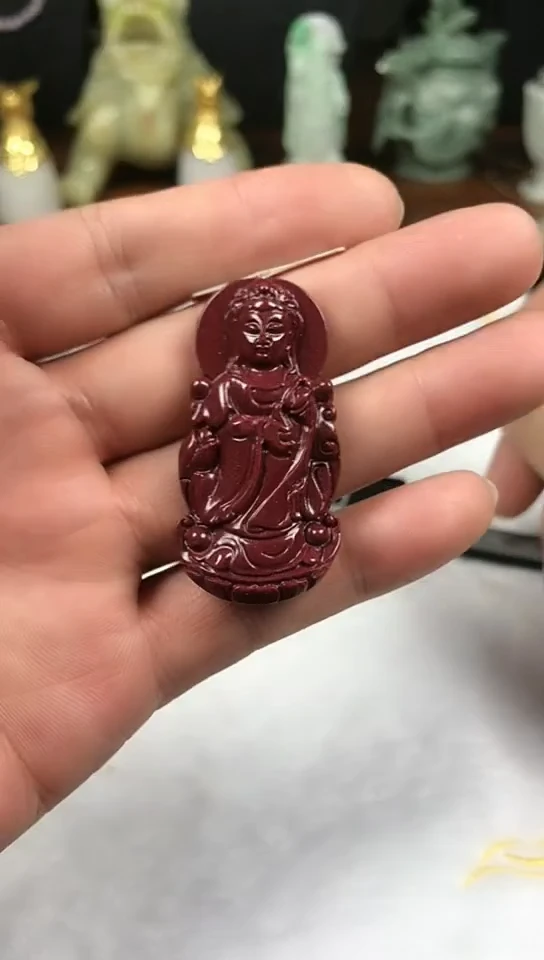 天然辰砂朱砂观音