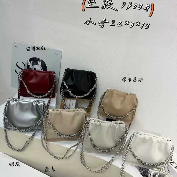 小众韩版7308文艺风气质简约单肩包时尚贴边袋斜挎款潮流百搭