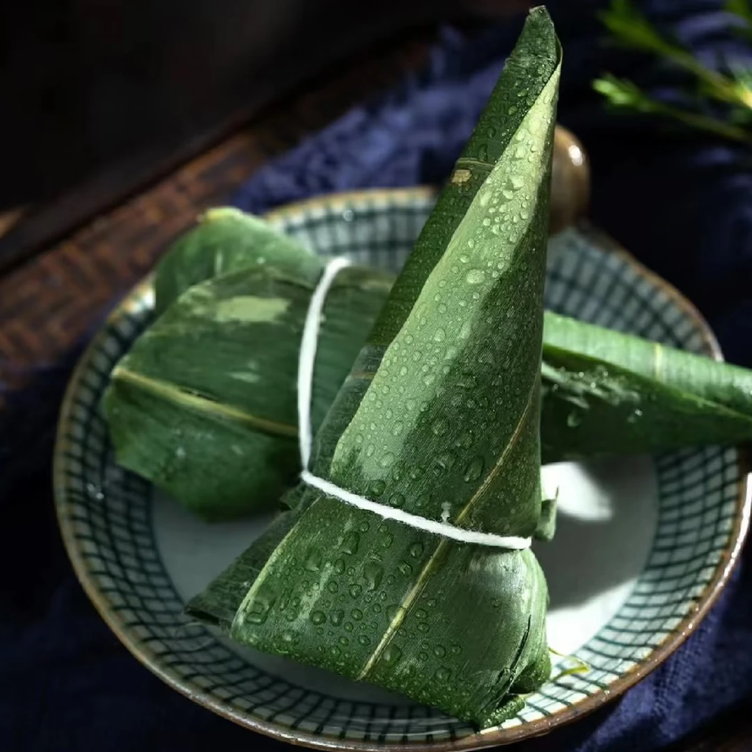 手工端午白粽 粽子一个 约100-500g