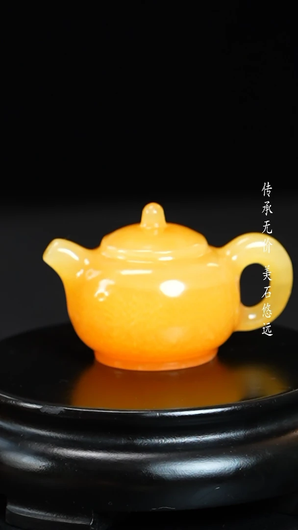 【闪购商品】印尼石田黄石彩冻石印章摆件把件