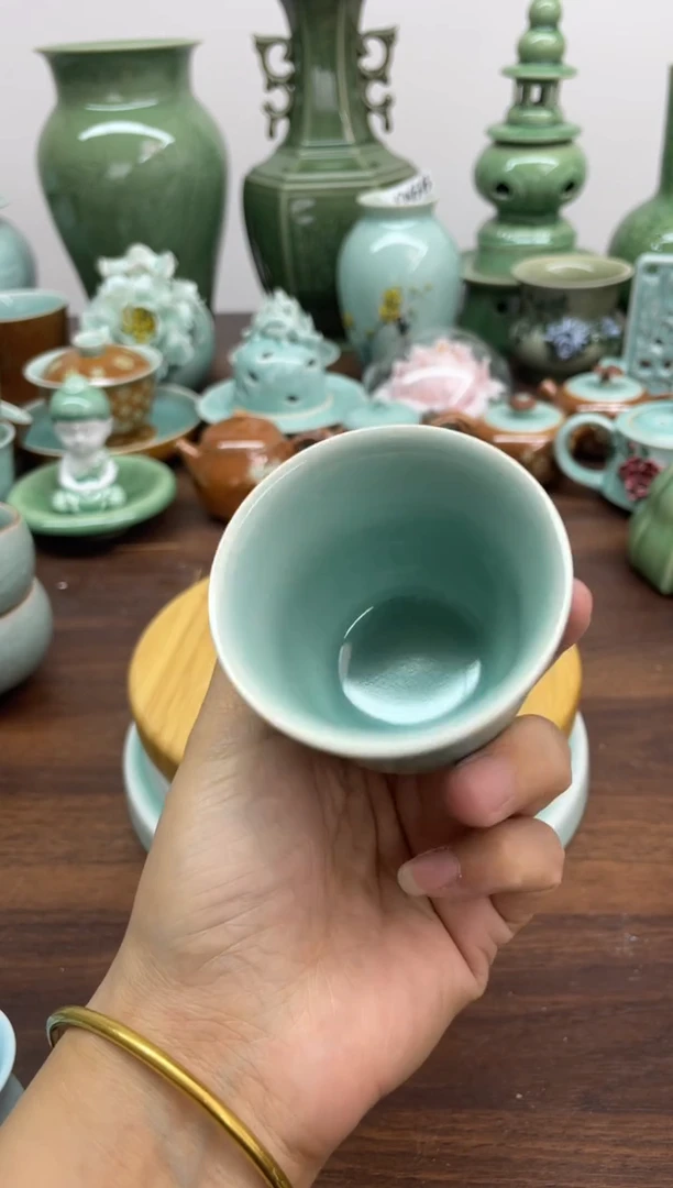 贰*柒特价青瓷 慧语瓷坊 微瑕