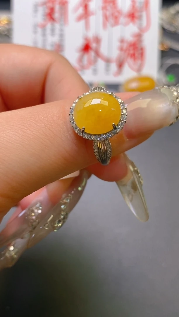 【闪购商品】翡翠耳饰银S925镶嵌去天然A货翡翠1