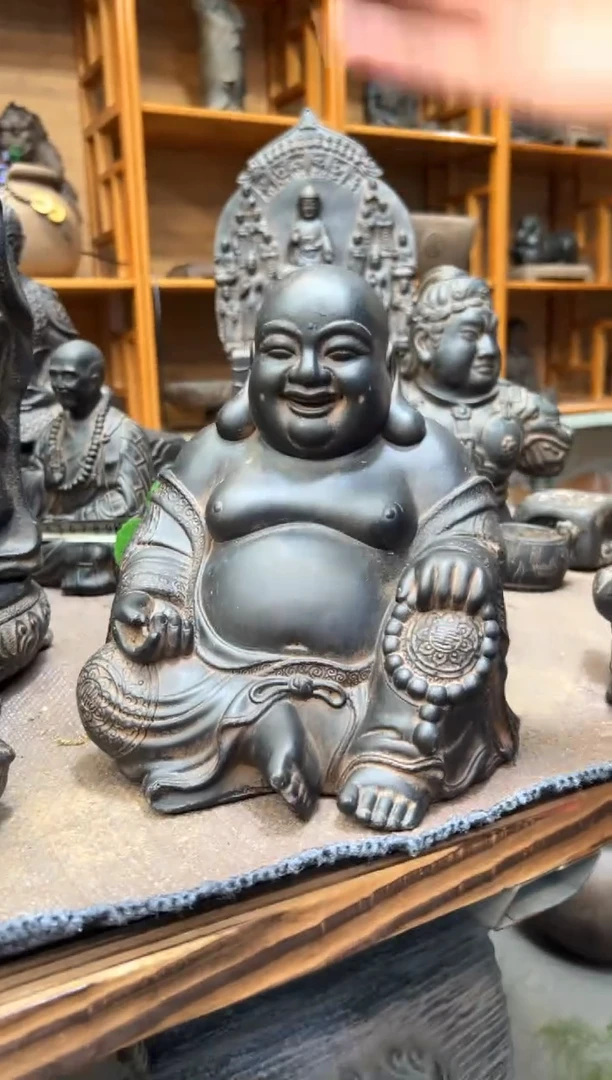 陶土【火山泥】大肚佛