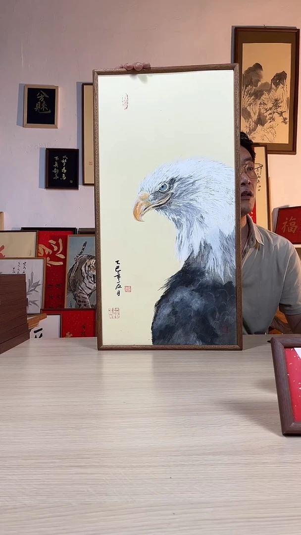 书法手写手绘摆台挂件