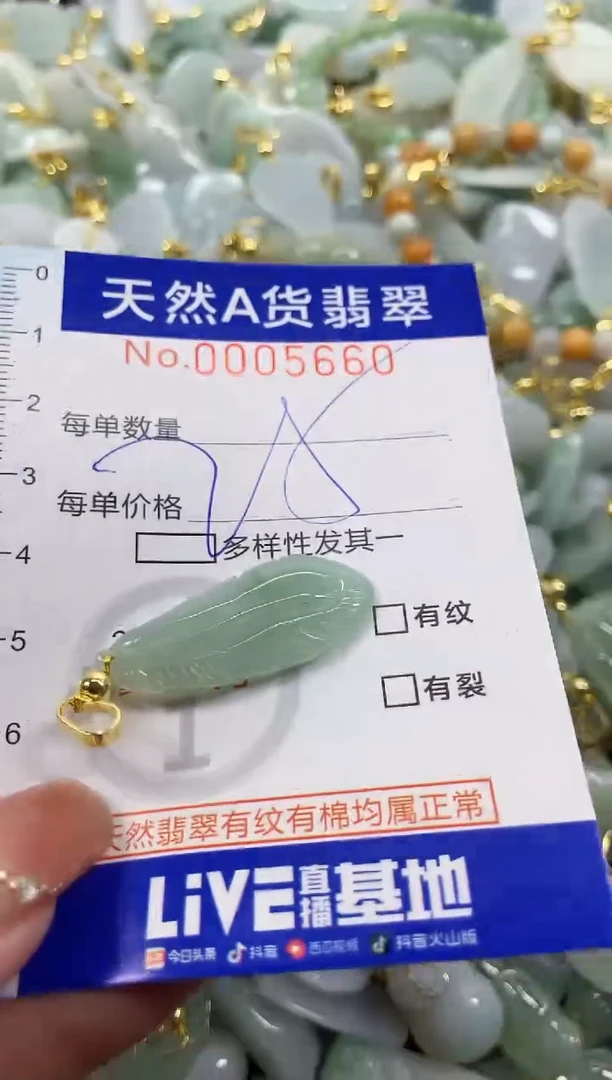 颈饰未镶嵌翡翠天然A货翡翠