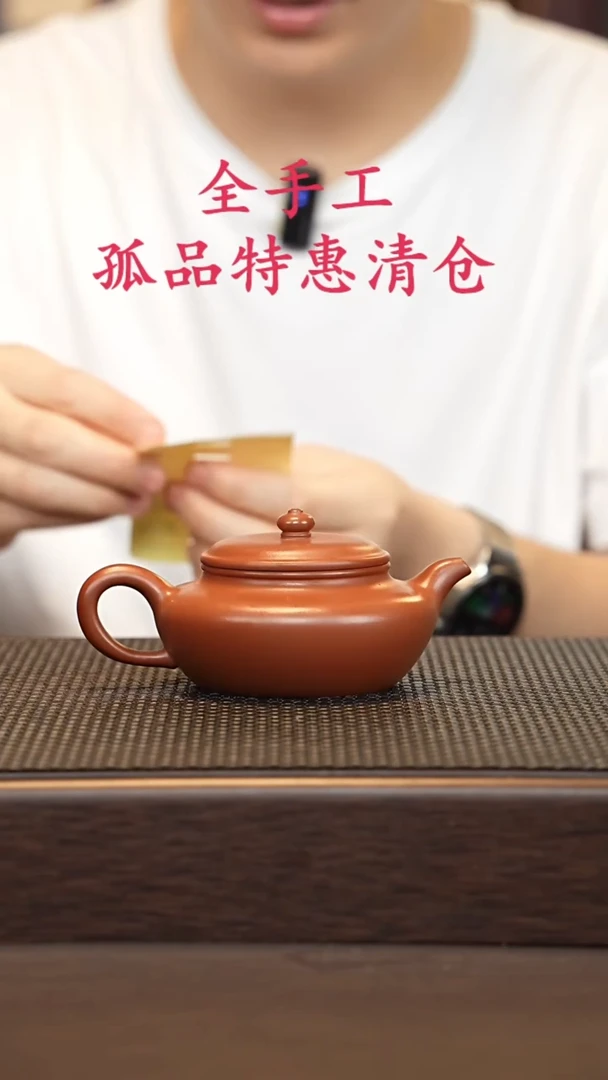 茶壶紫砂源头精品手工作品6369